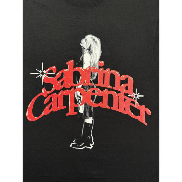 Sabrina Carpenter Official Merchandise Short Sleeve Graphic Shirt Size Medium - Picture 8 of 8